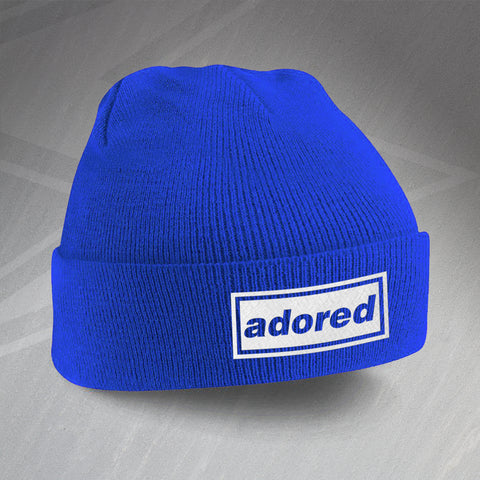 I Wanna Be Adored Embroidered Beanie Hat