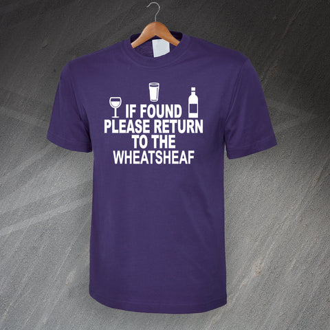 If Found Please Return to The Pub T-Shirt