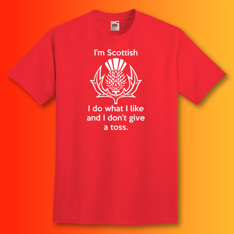 Scottish T-Shirt Red