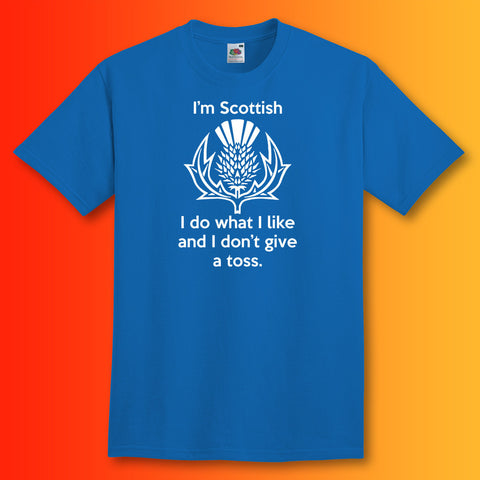 Scottish T-Shirt Royal Blue