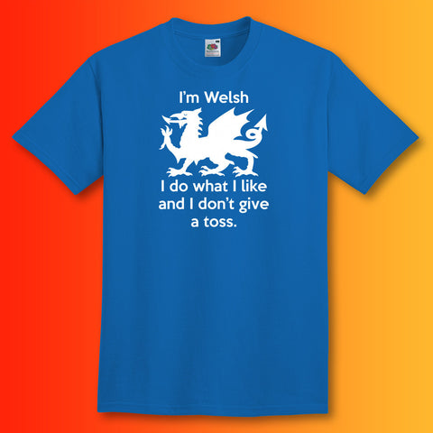 Welsh T-Shirt Royal Blue