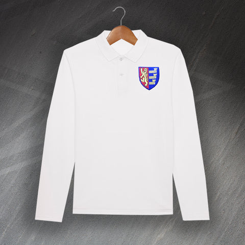 Retro Long Sleeve Ipswich Polo Shirt