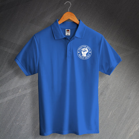 Ipswich Football Polo Shirt Printed Tractor Boys Pride of Suffolk