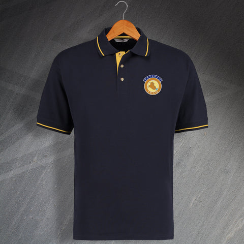Iraq Veteran Embroidered Contrast Polo Shirt