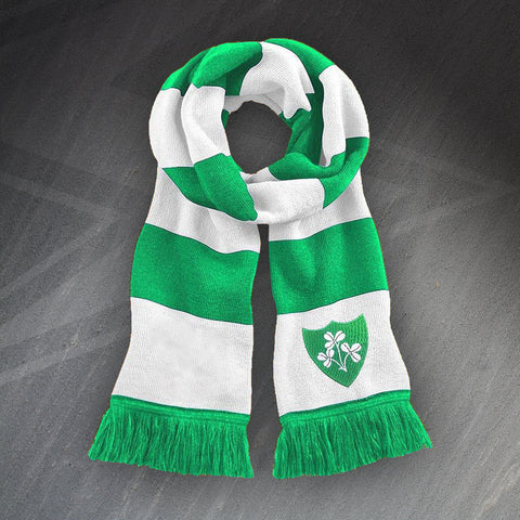 Retro Ireland Rugby 1871 Embroidered Bar Scarf