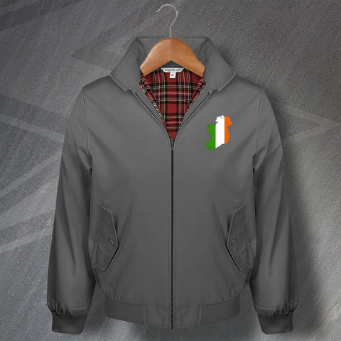 Ireland Flag Map Harrington Jacket