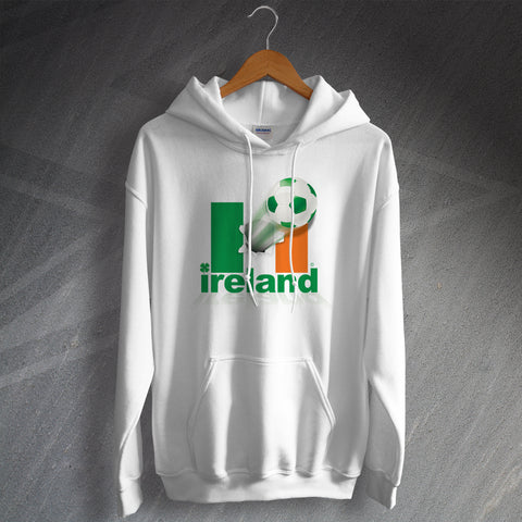 Ireland Football Hoodie Flag of Ireland & Ball