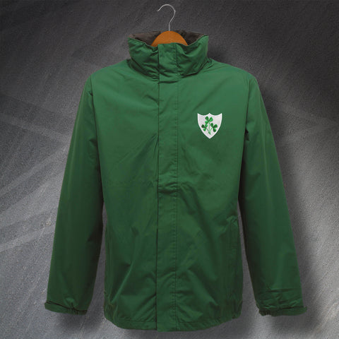 Retro Ireland Rugby 1871 Embroidered Waterproof Jacket