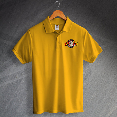 Partick Football Polo Shirt Printed Jags Keep The Faith