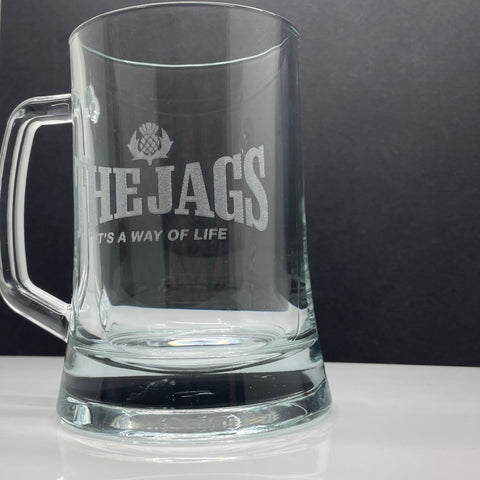 The Jags Glass Tankard