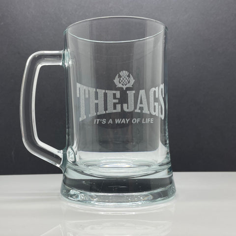 The Jags Glass Tankard