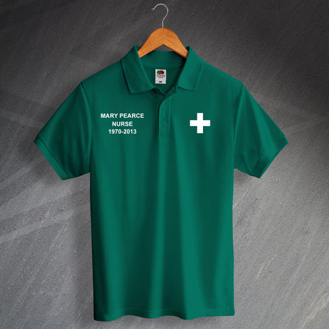 Job Title Unisex Printed Polo Shirt Personalised with Any Job Symbol & Job Details