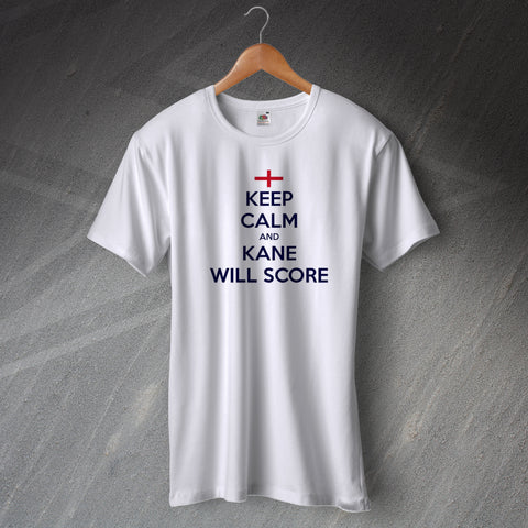Tottenham Football T-Shirt Keep Calm and Kane Will Score