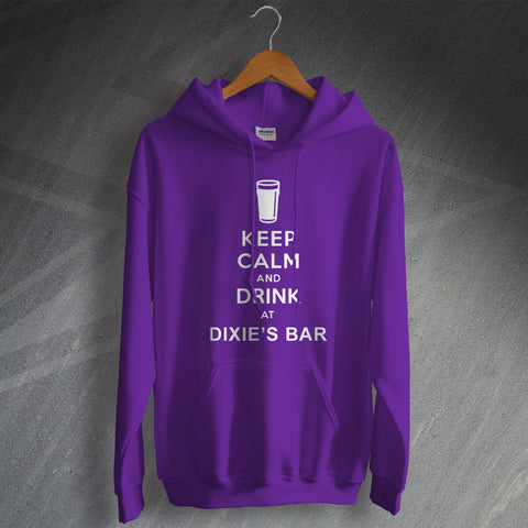 Keep Calm and Drink at Dixie's Bar Hoodie