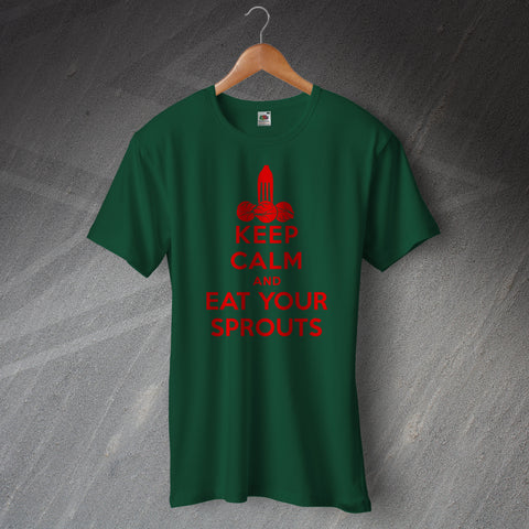 Christmas T-Shirt Keep Calm and Eat Your Sprouts