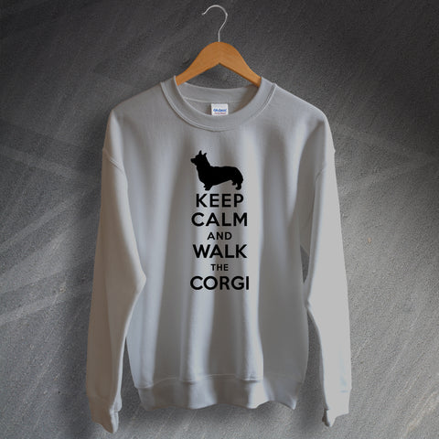 Keep Calm and Walk The Corgi Sweatshirt