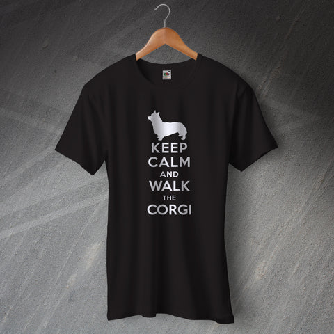 Keep Calm and Walk The Corgi T-Shirt