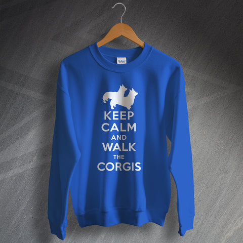 Keep Calm and Walk The Corgis Sweatshirt