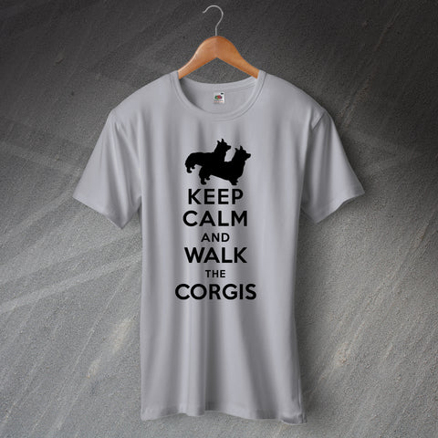 Keep Calm and Walk The Corgis T-Shirt
