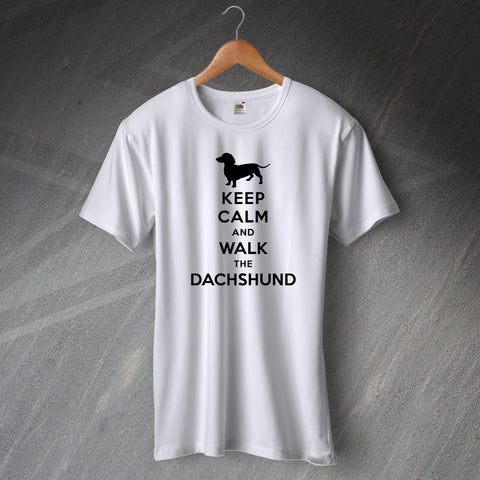 Keep Calm and Walk The Dachshund T-Shirt
