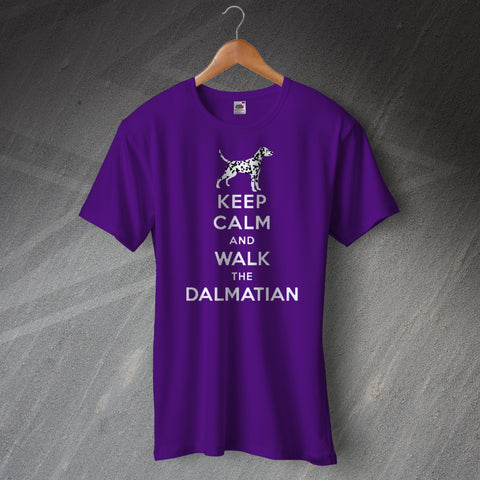 Keep Calm and Walk The Dalmatian T-Shirt