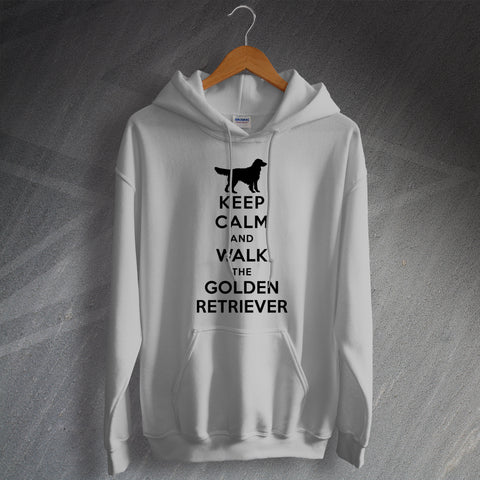 Keep Calm and Walk The Golden Retriever Hoodie