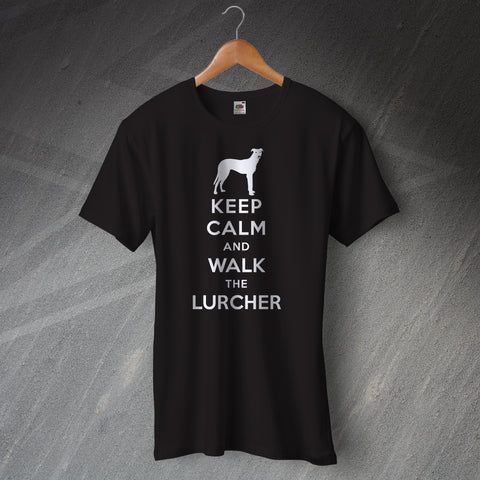 Keep Calm and Walk The Lurcher T-Shirt