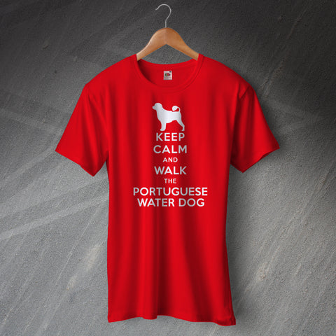 Keep Calm and Walk The Portuguese Water Dog Unisex T-Shirt