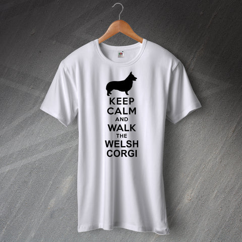Keep Calm and Walk The Welsh Corgi T-Shirt