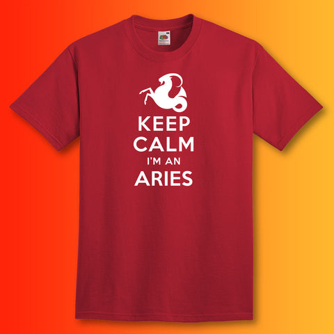 Keep Calm I'm an Aries Unisex T-Shirt