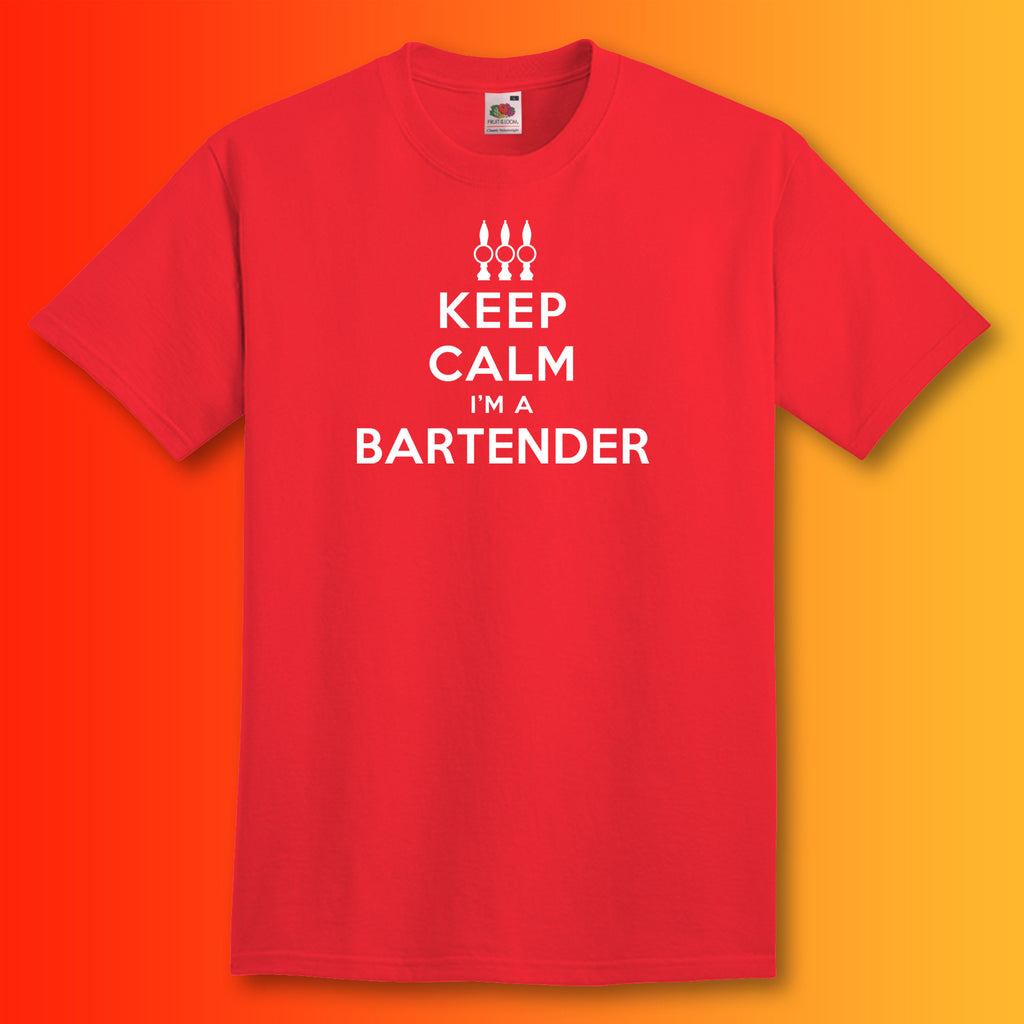 Keep Calm I'm a Bartender Unisex T-Shirt