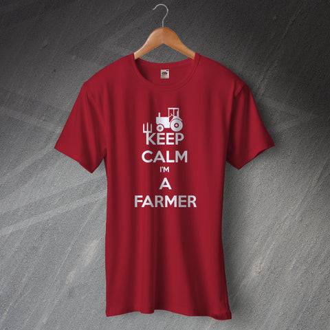 Farmer T-Shirt Keep Calm I'm a Farmer
