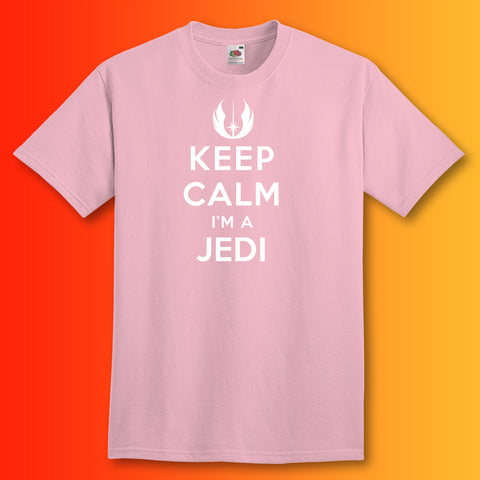Keep Calm I'm a Jedi T-Shirt Light Pink
