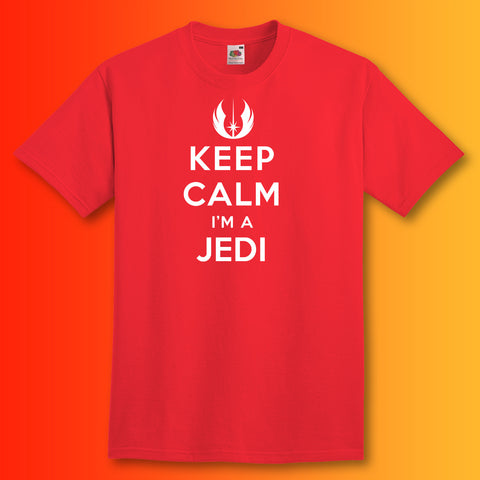 Keep Calm I'm a Jedi T-Shirt Red
