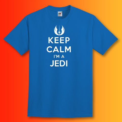 Keep Calm I'm a Jedi T-Shirt Royal Blue