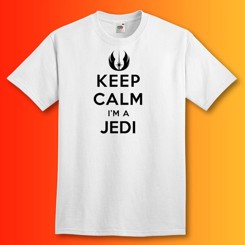 Keep Calm I'm a Jedi T-Shirt White