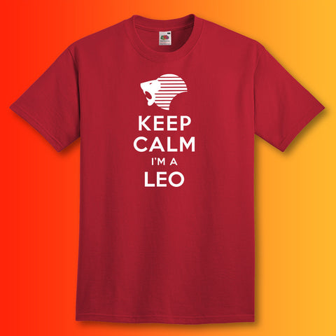 Keep Calm I'm a Leo Unisex T-Shirt