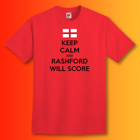 Rashford Shirt with Keep Calm Design