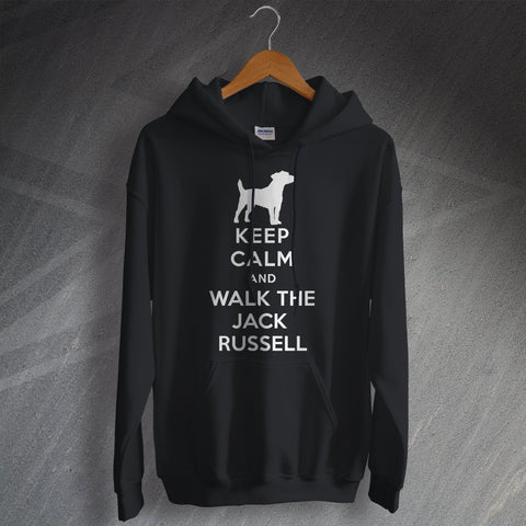 Keep Calm and Walk The Jack Russell Unisex Hoodie