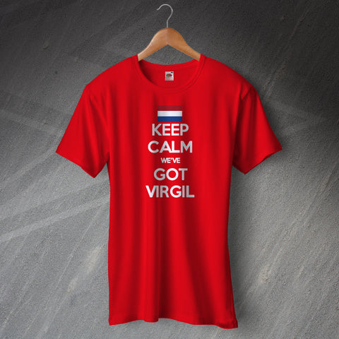 Liverpool Football T-Shirt Keep Calm We've Got Virgil