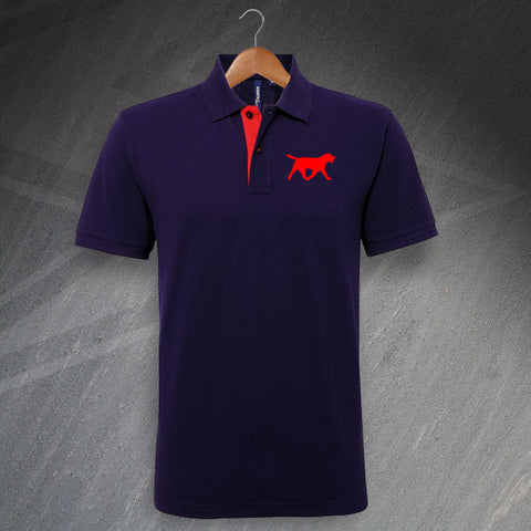 Labrador Polo Shirt Embroidered Classic Fit Contrast