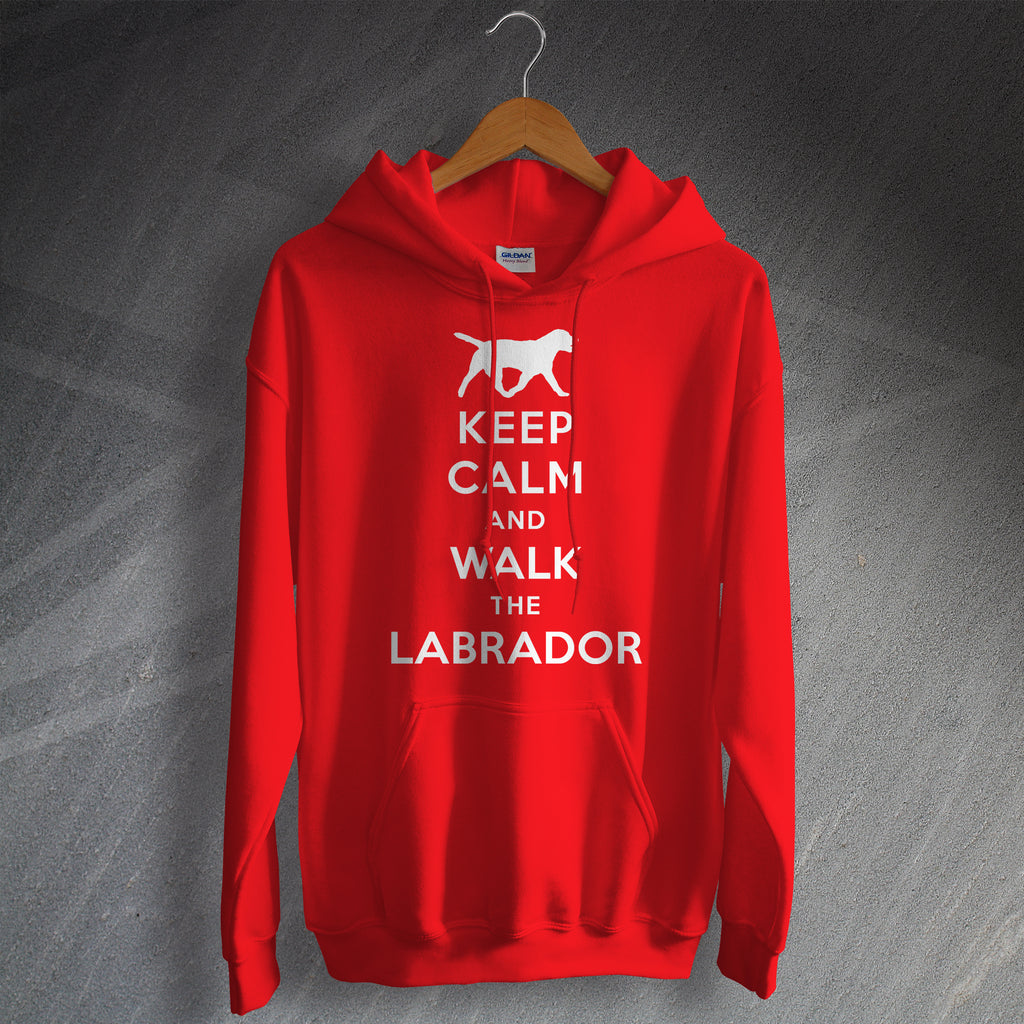 Keep Calm and Walk The Labrador Hoodie
