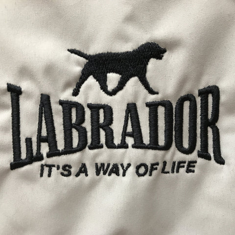 Labrador Retriever Embroidered Badge