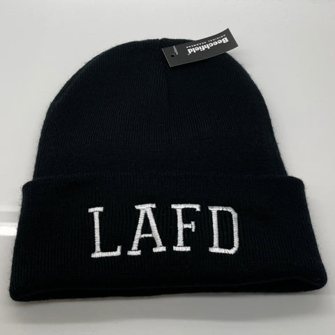 LAFD Beanie Hat Embroidered