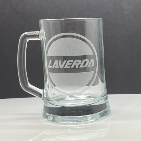 Laverda Glass Tankard Engraved