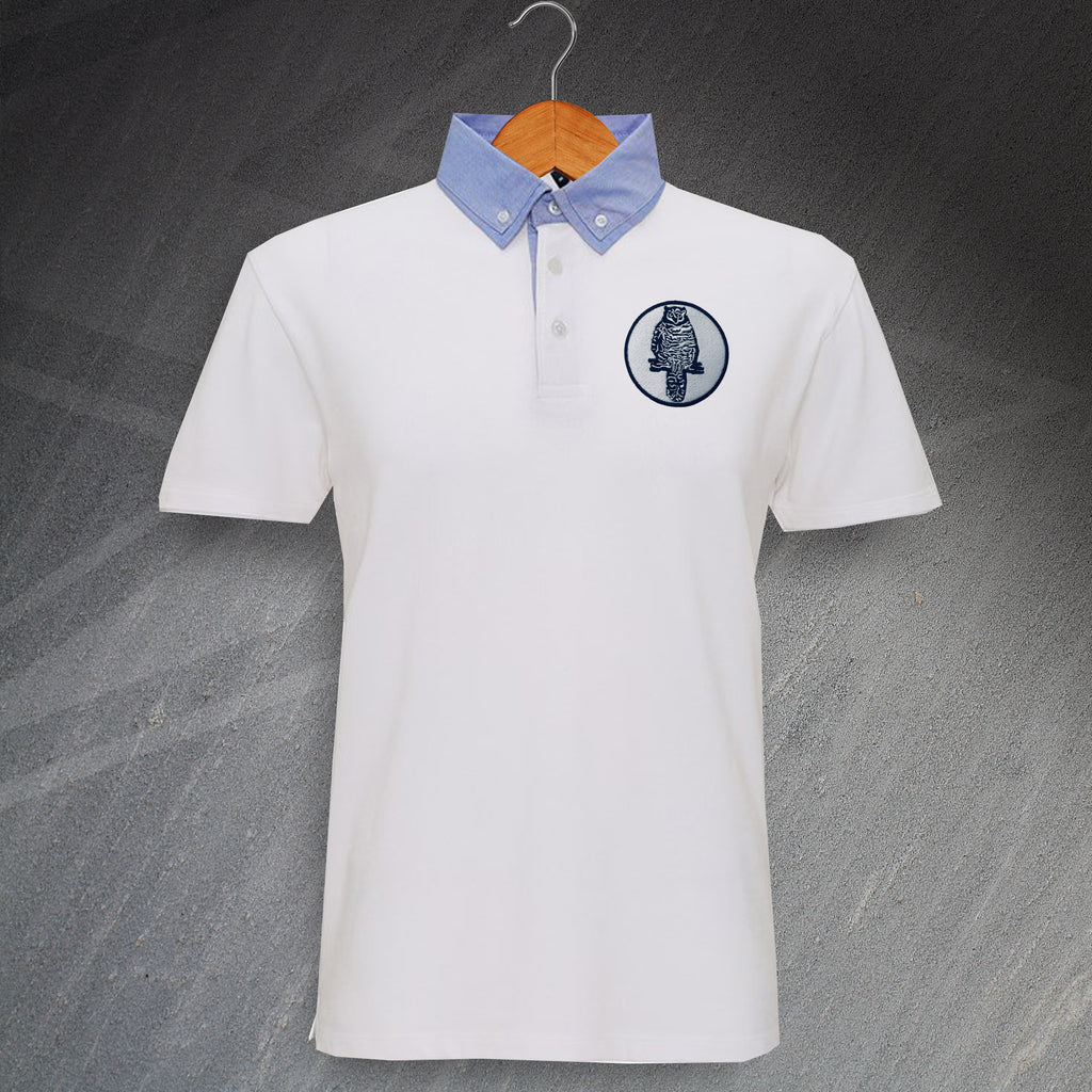 Retro Leeds Denim Polo Shirt | Leeds Football Clothing for Sale ...