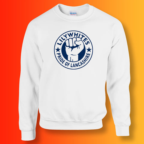 Lilywhites Sweater with The Pride of Lancashire Design