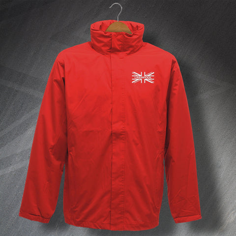 Liverpool Union Jack Embroidered Waterproof Jacket