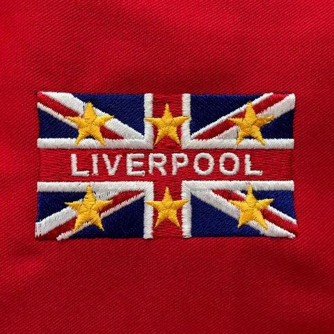 Liverpool Flag Embroidered Badge