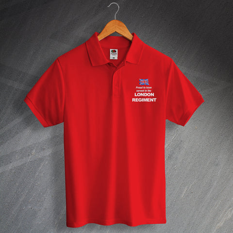 London Regiment Embroidered Polo Shirt